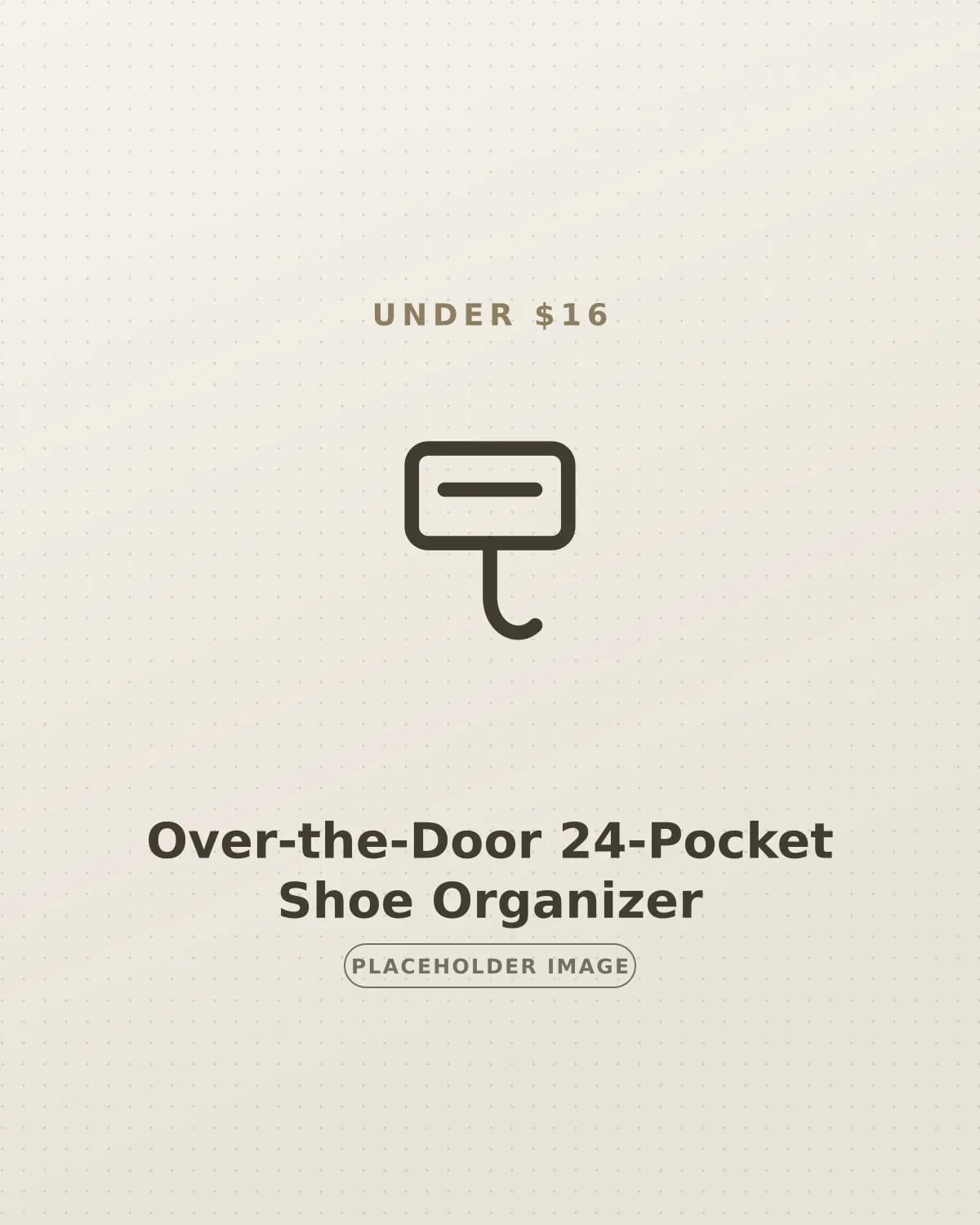 Over-the-door 24 pocket shoe organizer clearing the floor of a small apartment entryway