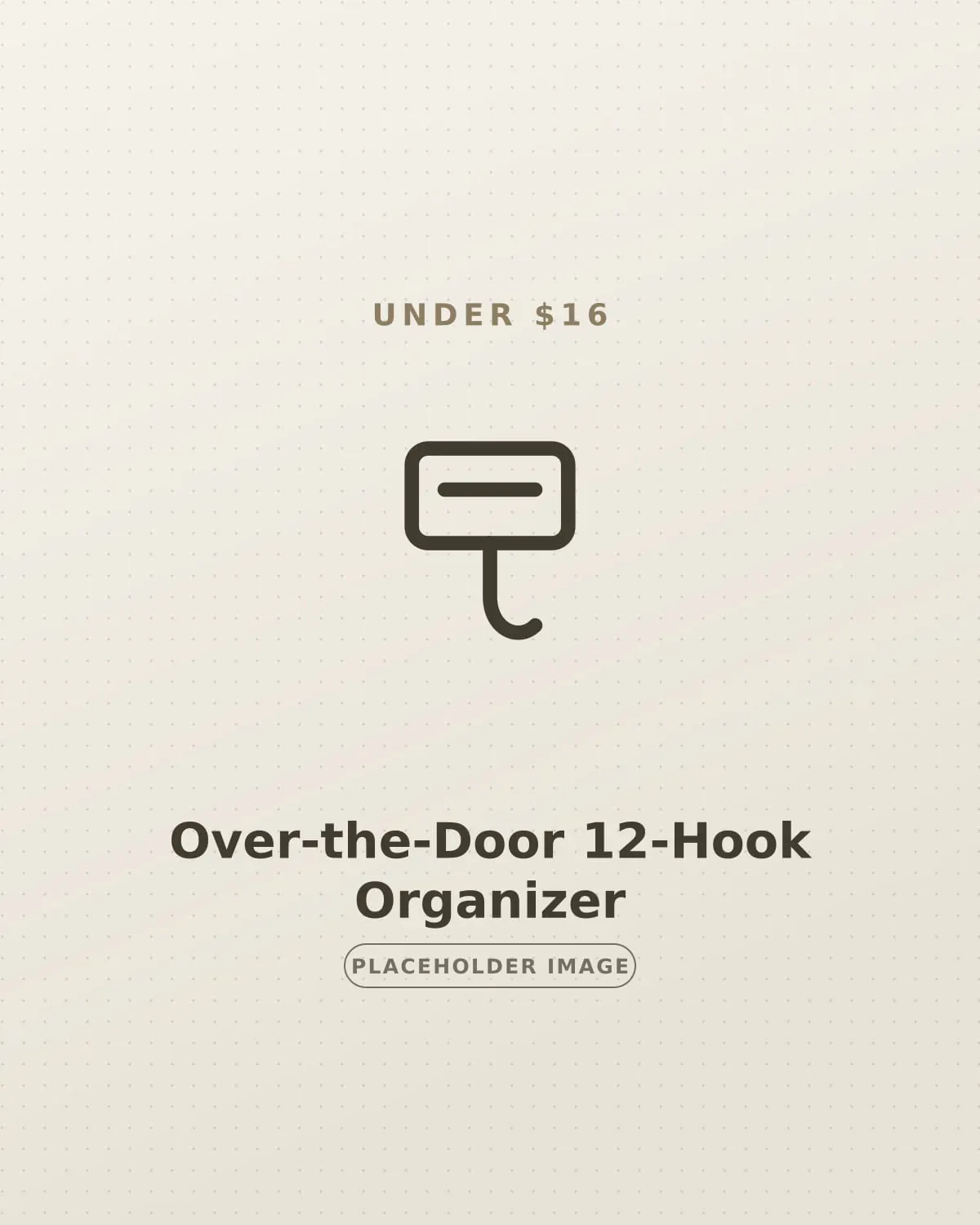 Over-the-door twelve hook organizer holding bags and coats in a small apartment