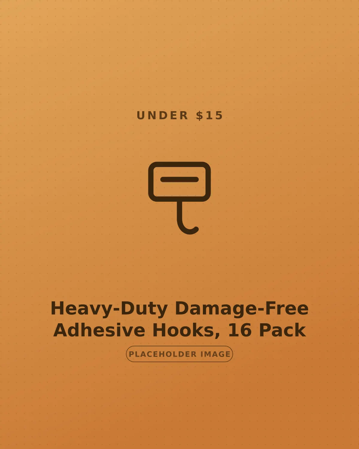 Pack of heavy-duty damage-free adhesive wall hooks for hanging Halloween decor in a rental