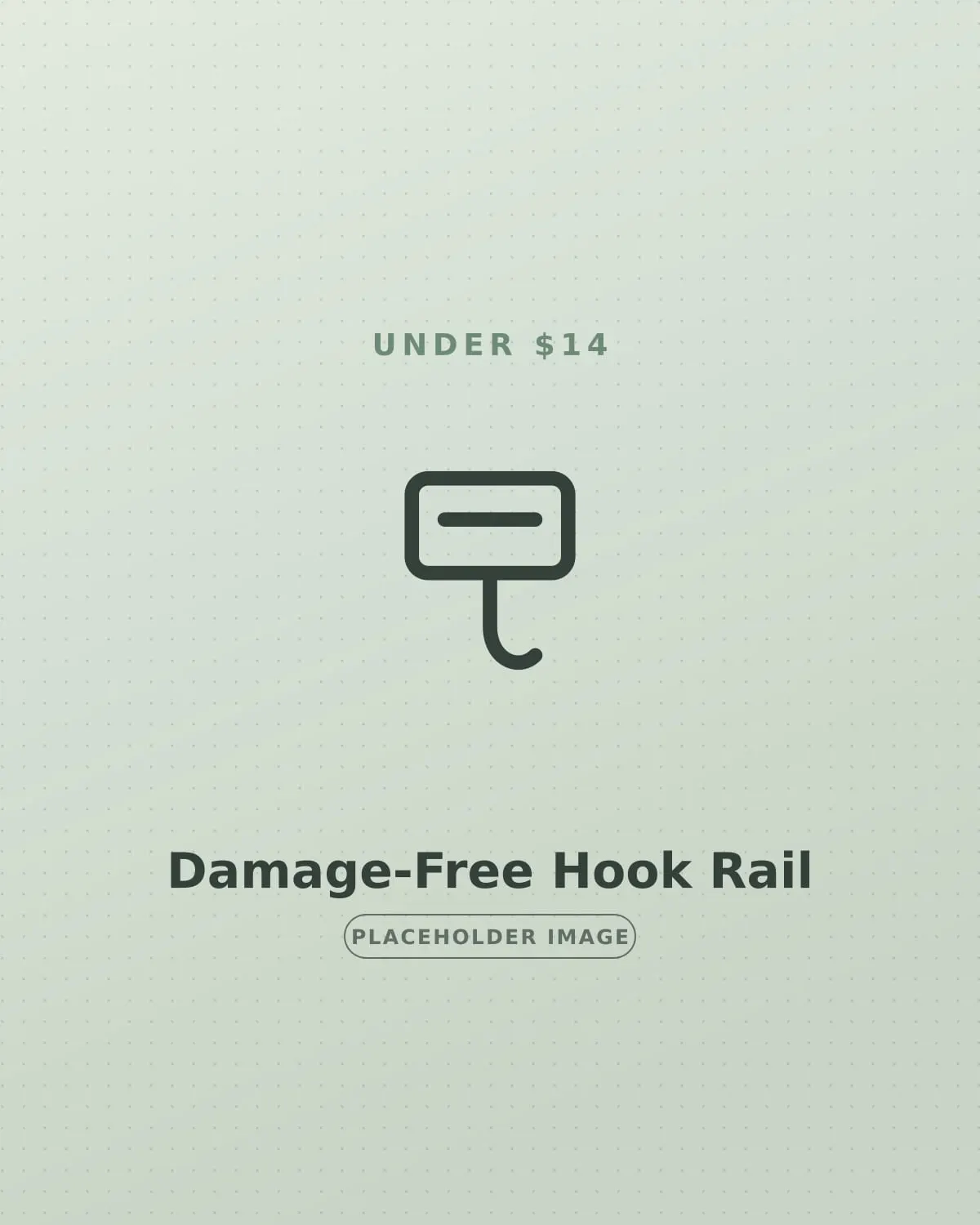 Damage-free adhesive hook rail holding coats and tote bags by an apartment front door