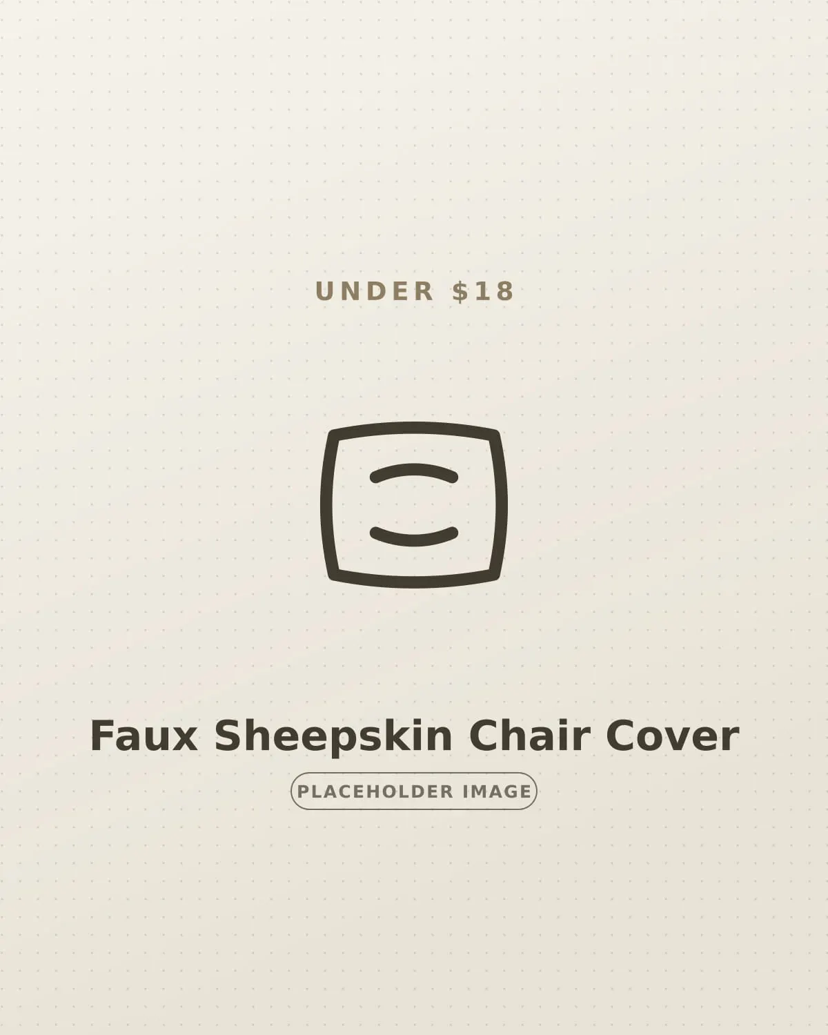 Faux sheepskin cover softening a hard dining chair in a small apartment